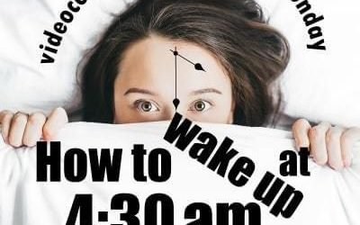 How to wake up at 4:30am everyday