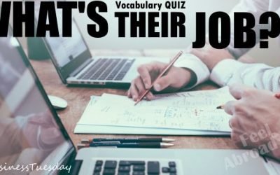 What’s their job?? – Financial edition